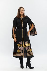 Women's dress ‘’Knyazhna‘’, black colour, XS/S