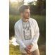 Вишиванка чоловіча "Карпатська", біла, 4XL