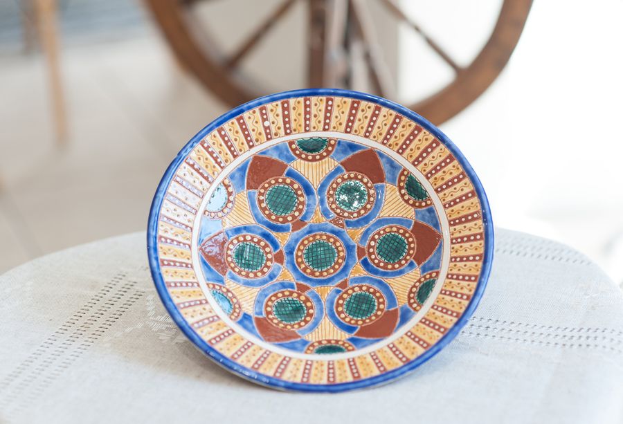 Handmade Plate, Kosiv Ceramics