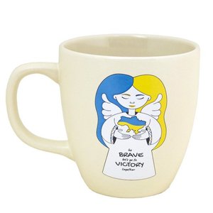 Cup "Angel - Be brave", beige