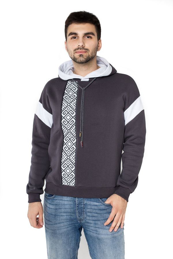 Men's Hoodie with Embroidery , L