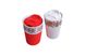 Pottery Travel Coffee Mug, Red