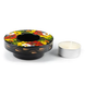 Petrykivka Painting Wooden Candlestick