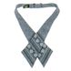 Крос-краватка жіноча з вишивкою, сірий колір