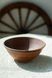 Bowl, brown ceramic