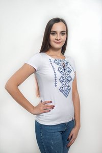 Women's Embroidered T-Shirt Odesa Anchor, M