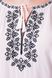 Women's Blouse with Black Sokal Embroidery, XXL