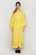 Жіноча сукня жовтого кольору зі срібною вишивкою, XS