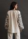 Women's embroidery in ivory color, 34