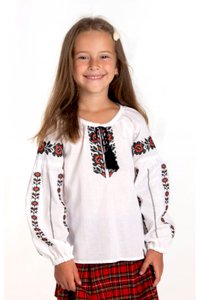 Cotton Embroidered Shirt for Girls, 152