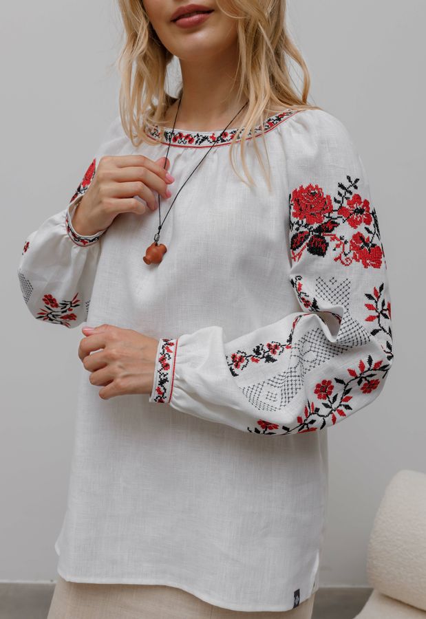 Women's embroidered shirt "Donetsk region", 38