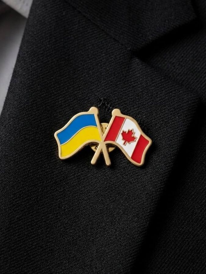 "Ukraine-Canada" pin