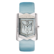 Годинник жіночий блакитний, сталь (24-508)