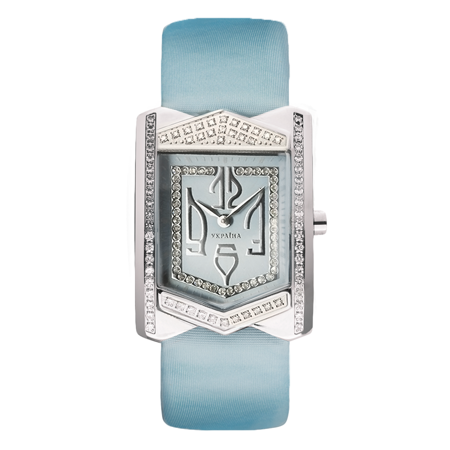 KLEYNOD Steel Watch for Ladies with Blue Bracelet