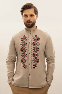 Embroidered shirt for men "Kodymska kryvulka", 40