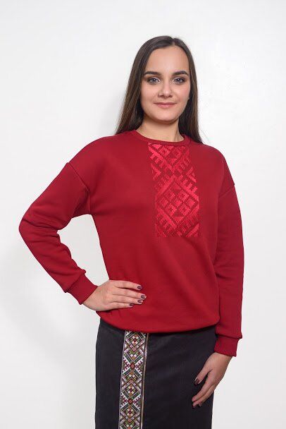Women's Sweatshirt Vinous, XXL