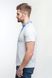 Men's Embroidered T-Shirt with Blue Ornament, S