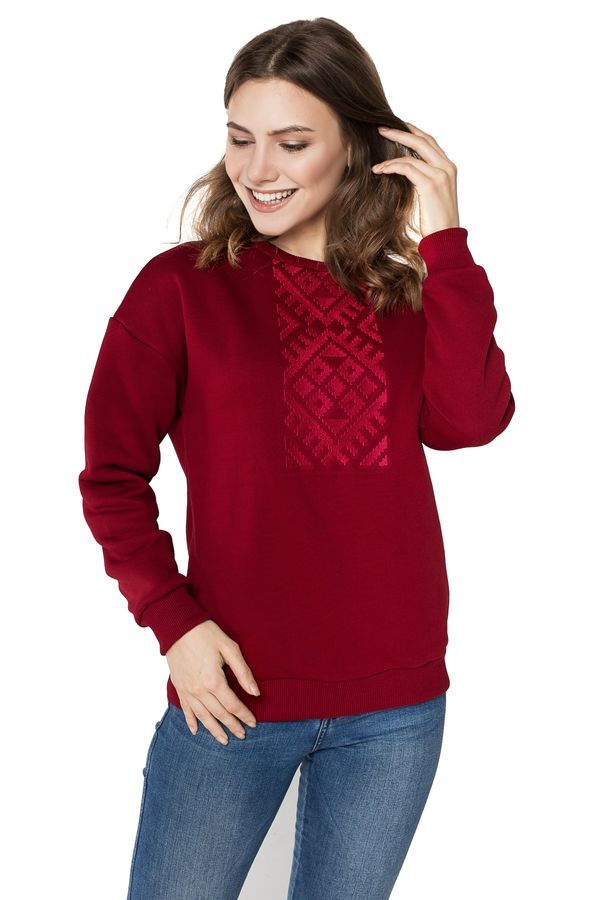 Women's Sweatshirt Vinous, L