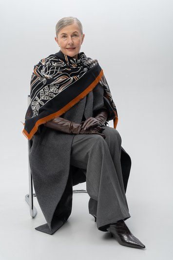 Wool Scarf &ldquo;Symmetry&rdquo;