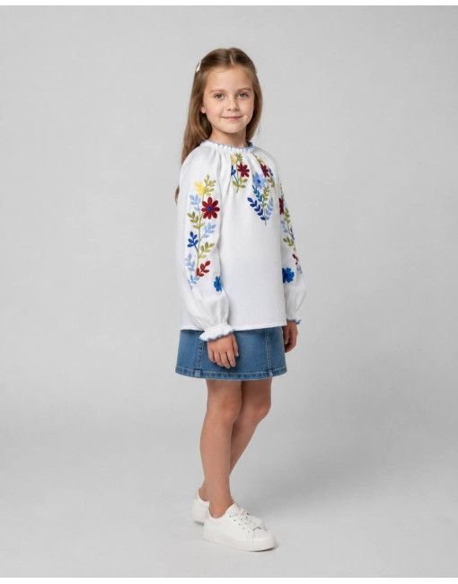 Embroidered shirt for girls "Ulyana", 116
