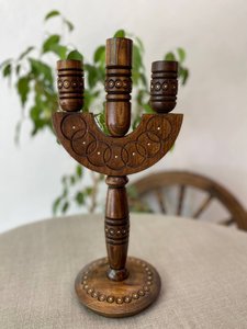 Handmade candlestick "Trinity", small