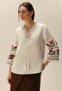 Women's embroidered shirt "Kodyma flowers", 36