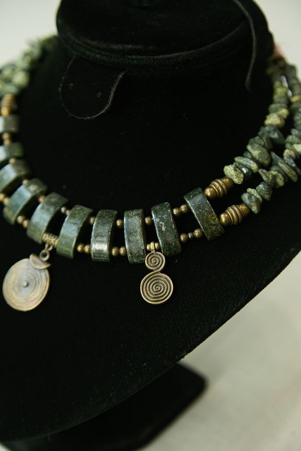 Handmade choker, natural stones