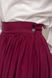 Cherry-colored skirt with blue ribbon, M/L