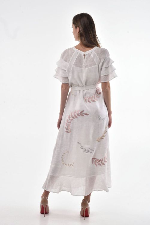 Women's dress “Pannochka” in white color, XS/S