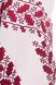 Women's Blouse with Burgundy Geometric and Floral Embroidery, M