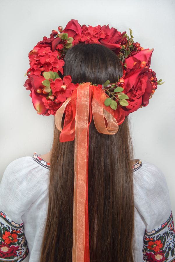 Red Flower Crown