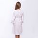 Сукня для дівчинки білого кольору з білою вишивкою, 110