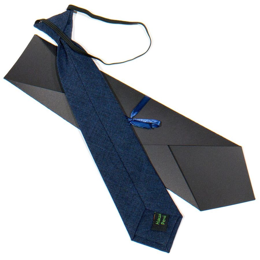 Дитяча вишита краватка, темно-синій колір