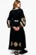 Women's dress “Vyrii” in black color, XS/S