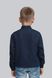 Embroidered Dark-Blue Shirt for Boys with Colourful Ornament, 128