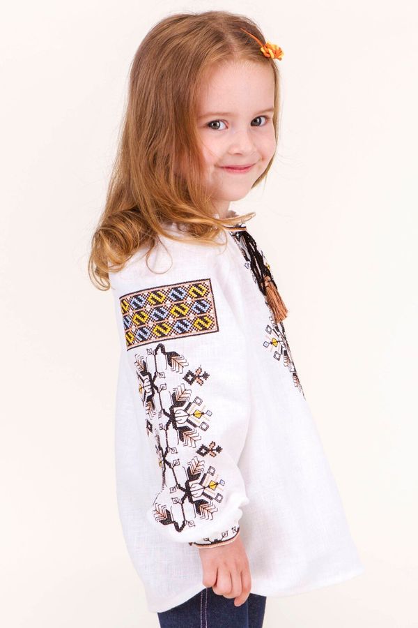 Shirt for Girls in Bukovyna Style Embroidery, 104