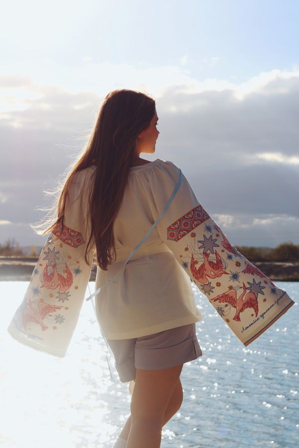 Women's embroidered shirt &ldquo;Fairy Tale&rdquo;, S