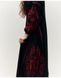 Embroidered black dress “Verkhovyna”, XS