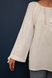 Women`s White Shirt with White  Embroidery, 42
