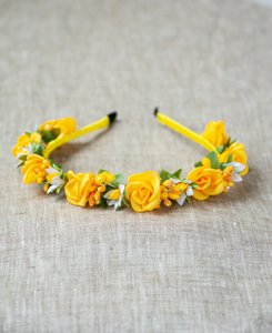 Yellow Flower Crown
