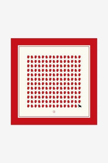 &lsquo;Red Jugs&rsquo; headscarf