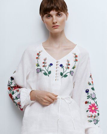 Блуза "Розмай" барвиста, L-XL