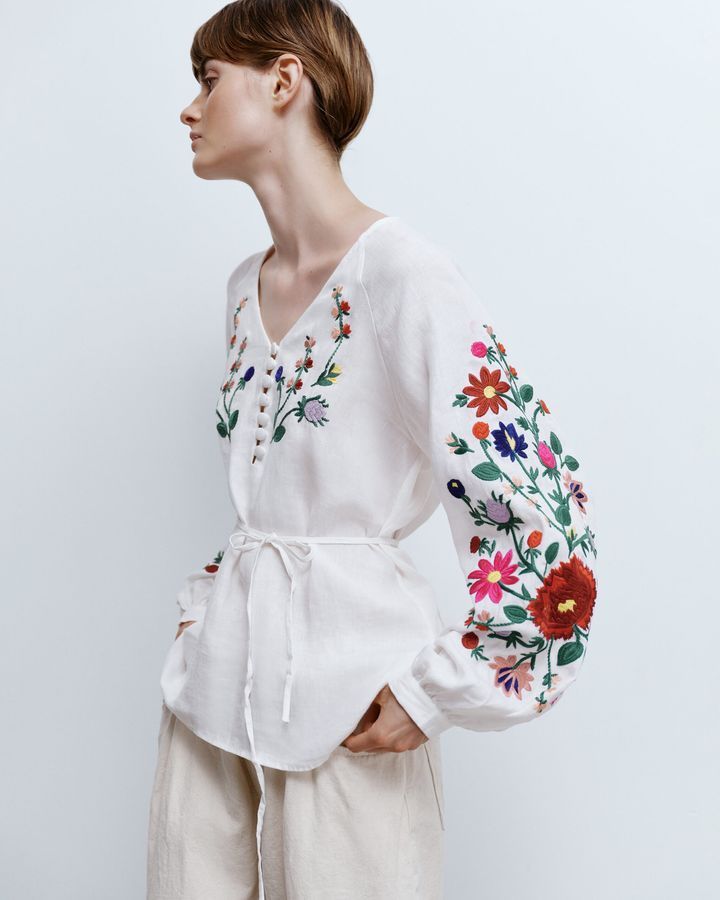 Блуза "Розмай" барвиста, L-XL