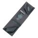 Вишита краватка з хустинкою та зажимом темно-сірого кольору