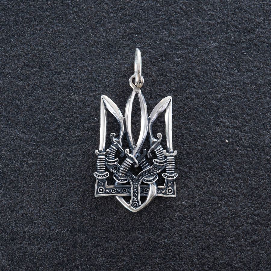 Trident with sabers pendant