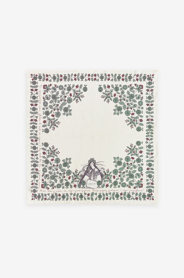 Kerchief "Rue in white color"