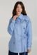 Women&rsquo;s light blue linen vyshyvanka with birds, &lsquo;Svitanok&rsquo;, S