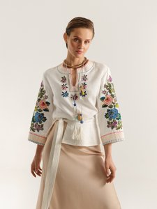 Women's embroidered shirt "Bukovina flower", 38