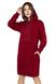 Women's Burgundy Dress-Sweatshirt , M