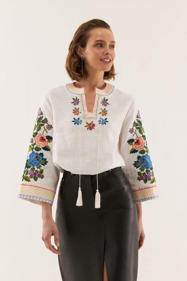 Women's embroidered shirt "Bukovina flower", 36